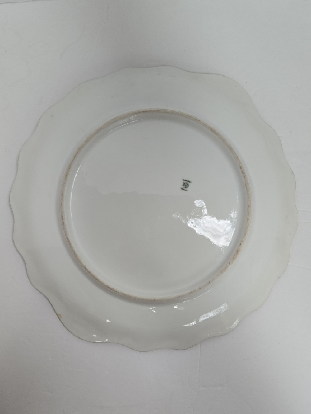 Limoges Gold-Trim Porcelain Decorative Dinner Plate 7 Pointed Star Stamp France - Picture 7 of 10